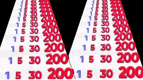 9 Minutes Best Satisfying Math Game - Number Plus and Run Vs Numbers Merge | High Levels
