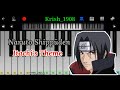 Naruto shippden ost  senya itachis theme with notes  krish1908 shorts