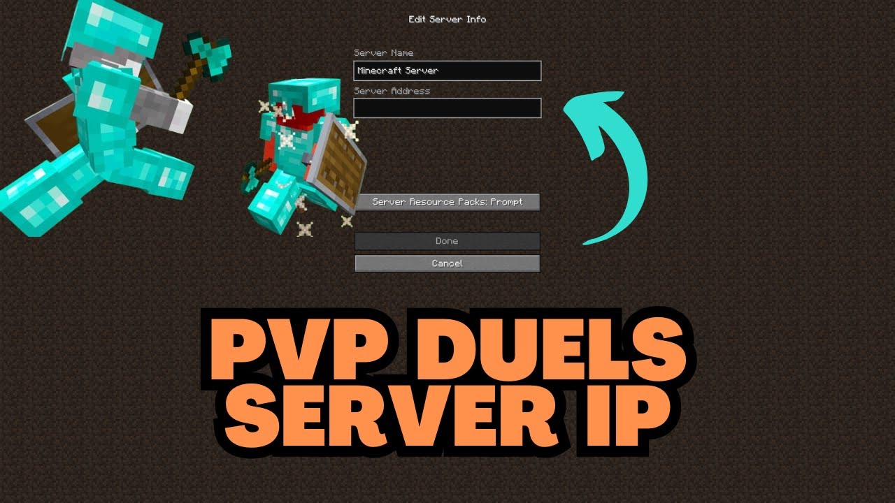 Minecraft PvP Duels Server IP 2025 - YouTube