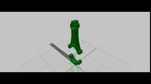 Autodesk Inventor 2018 connecting rod assembly