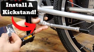 Add a Kickstand To Your Bike 🚲 [ Bell Kickstand Install ] by Gander Flight 45,087 views 3 years ago 7 minutes, 11 seconds