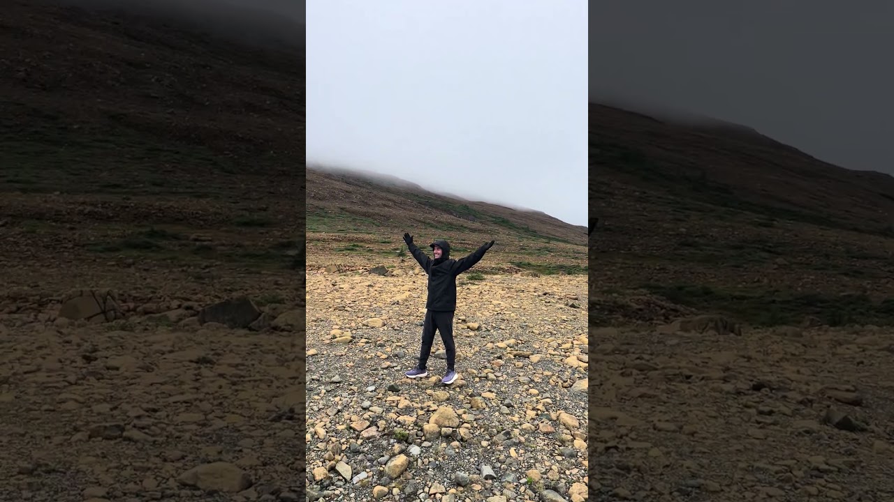 Standing on 450 million year old rocks, the Earth’s mantle, at the Tablelands in Newfoundland!
