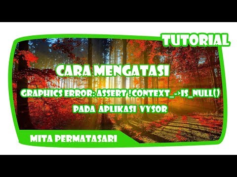 Cara Mengatasi Graphics Error pada Vysor