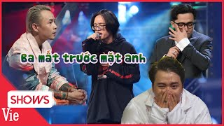 Karik, Trấn Thành bật khóc, Binz lặng người khi nghe bản rap 