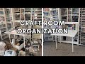 Craft Room Organization - Dreambox Organization Before and After