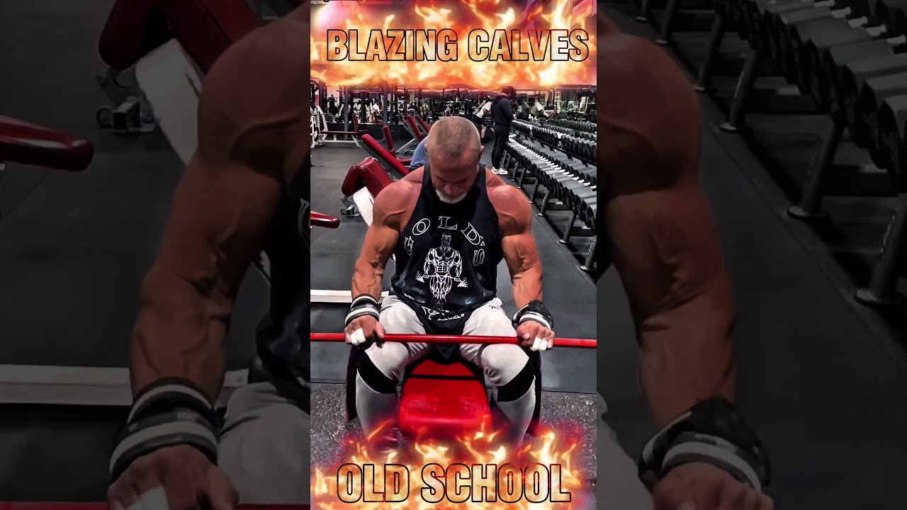 BLAZING CALVES, OLD SCHOOL STYLE #CALVES #MOTIVATION #OLDSCHOOL #WORKOUT