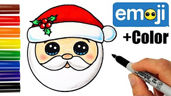 How to Draw Christmas Holiday Characters Cute - YouTube