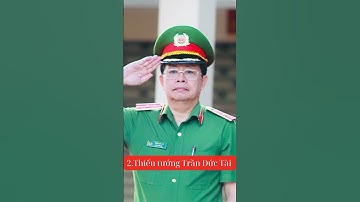 Chân dung 4 lãnh đạo Công An Tp. HCM mang quân hàm cấp tướng #shorts