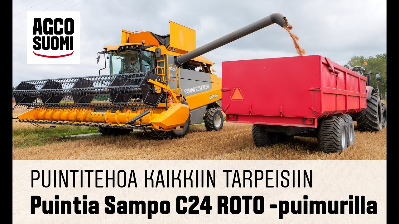 PUINTIA SAMPO C24 ROTO PUIMURILLA - Puintitehoa kaikkiin tarpeisiin