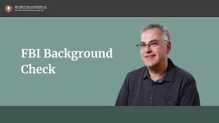 How do I get an FBI background check with an apostille?