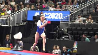 Sarah voss (ger) - vault 2020 american cup