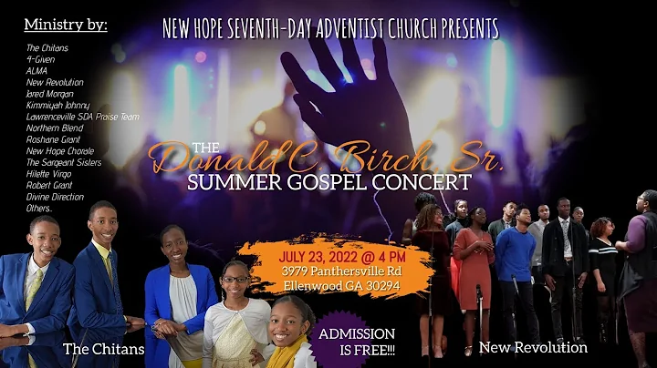 The Donald C. Birch, Sr., Summer Gospel Concert