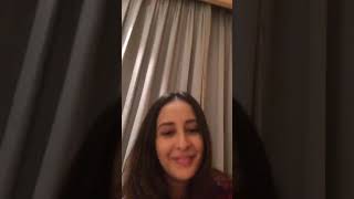 Chahat Khanna Instagram live video talking about her diet ||
