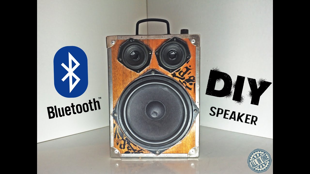 DIY How To Make Bluetooth Portable Speaker - YouTube