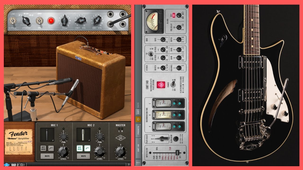 UAD Fender '55 Tweed Deluxe | EMT® 140 Classic Plate Reverberator Plug ...