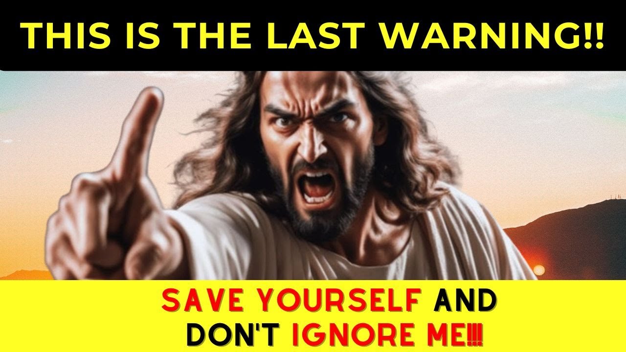 🙌 JESUS Son, this may be your LAST CHANCE! SAVE YOURSELF NOW! 