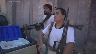 Libyan army show territory they captured from ISIL in Sirte