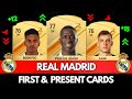 Ea fc 24  real madrid first and present cards  ft vinicius  rodrygo  lunin  etc