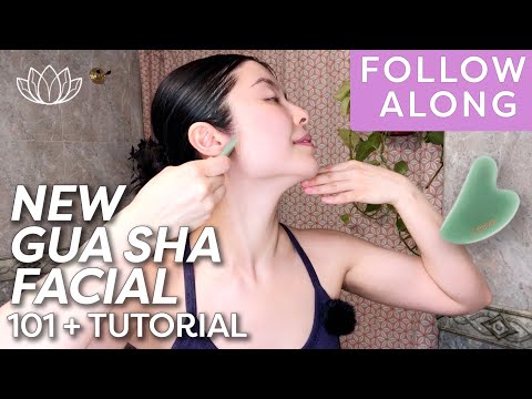NEW FACIAL GUA SHA 101 + TUTORIAL (Beginner Friendly!) | FOLLOW ALONG ♡ Lémore ♡