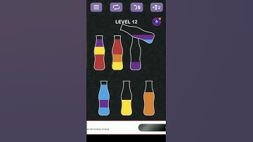 Water Sort Guru Level 12 Answer