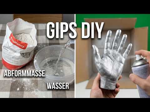 Thumbnail for Basteln Idee aus Gips zum selber machen .