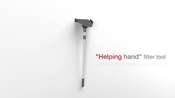 "Helping hand” filter handling tool