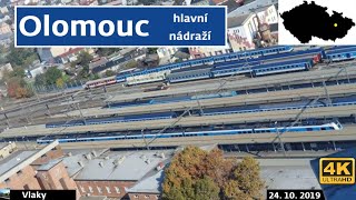 [4K] - [VLAKY] | Olomouc hlavní nádraží | 24.10.2019