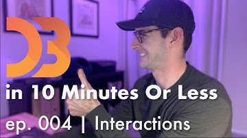 D3 in 10 Minutes or Less | ep. 004 - Interactions