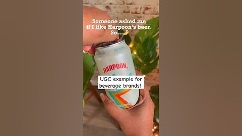 Ugc example for beverage brands  #ugcexample #ugccreator #beverageindustry  #ugccontent