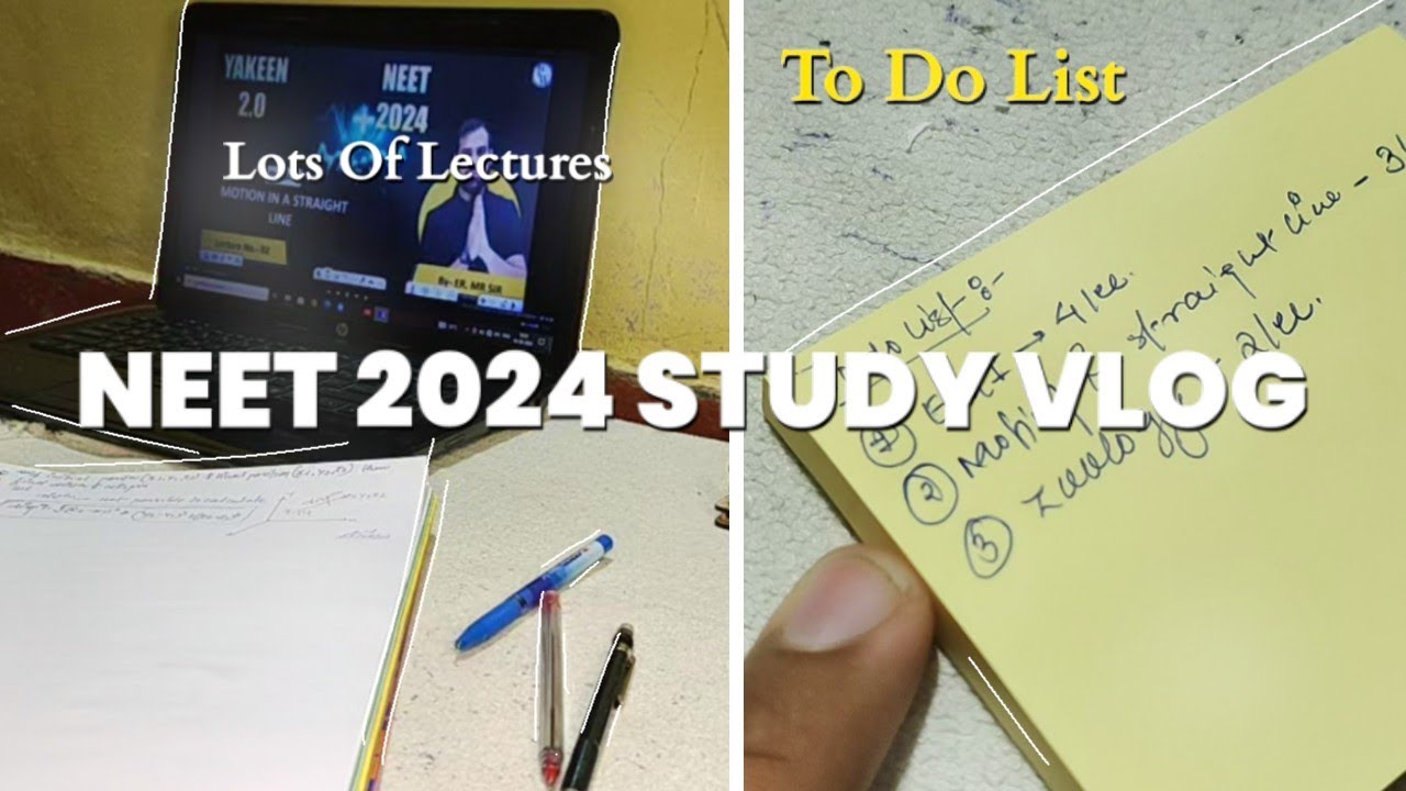 Preparing For NEET 2024 | STUDY VLOG - YouTube