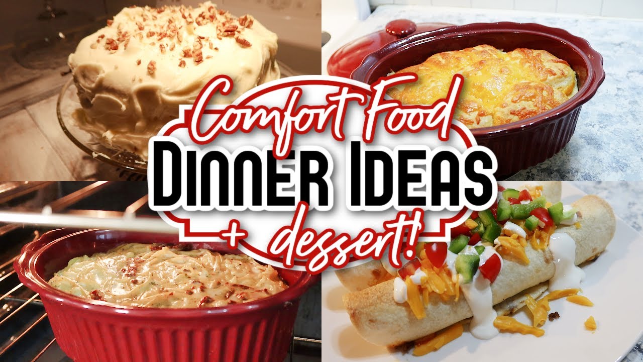 COZY COMFORT FOOD! WHAT'S FOR DINNER COOK WITH ME YouTube