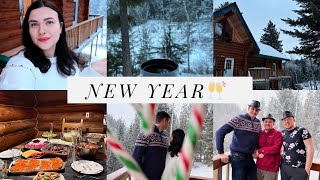 VLOG: Встречаем Новый Год 2024 🎄🤍 пижамная вечеринка в домике в лесу ✨