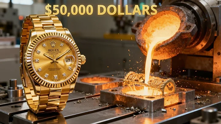 Inside the Making of a $50,000 Solid Gold Rolex (Full Factory Process!)