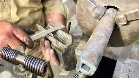 How to Make 4 Jaw Chuck Screw For Lathe Machine // Very Useful Process of Every Lathe Operator