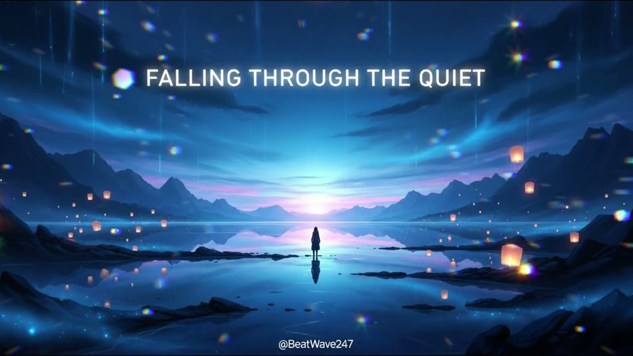 Falling Through the Quiet - Heartbreak Pop Song | Cinematic Lyric Video