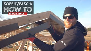 Building a Large Garage Part 3: How to Install Soffit and Fascia