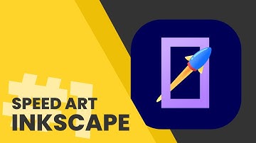 Speed Art Inkscape Rocket Vector Illustration