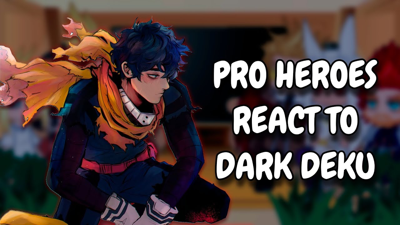 Реакция профессиональных героев на Vigilante Deku + счастливые правки || MHA || Gacha React
