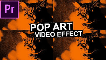 How to create a Pop Art Video Effect in Adobe Premiere Pro CC!