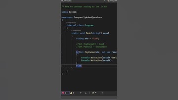 programming FAQ #6 |Converting Strings to Integers in C#: FAQs Explained! | Programming Tips"