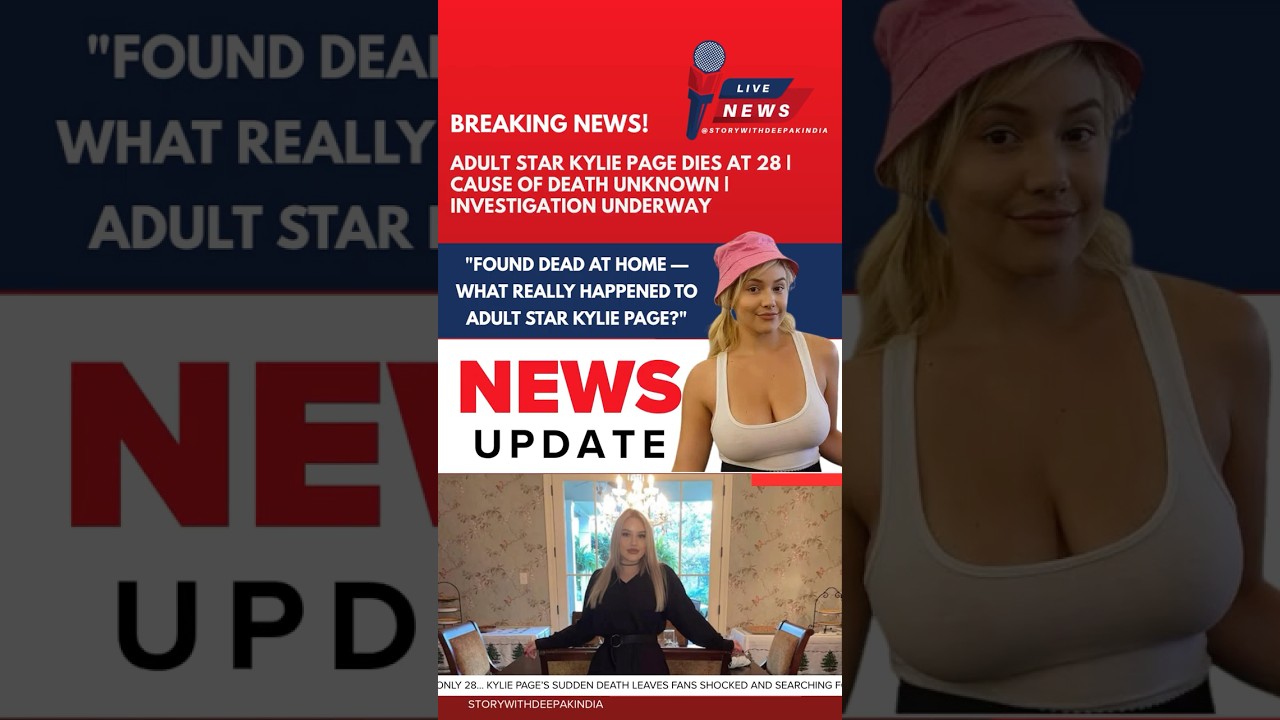 "Fame, mystery, and a tragic end — the shocking death of Kylie Page at just 28."