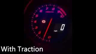 Mazda RX8 231PS - 0-60 mph Comparison with & without Traction Control (DSC)