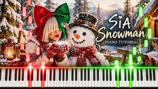 Snowman Sia Piano Tutorial! | Christmas Piano screenshot 5