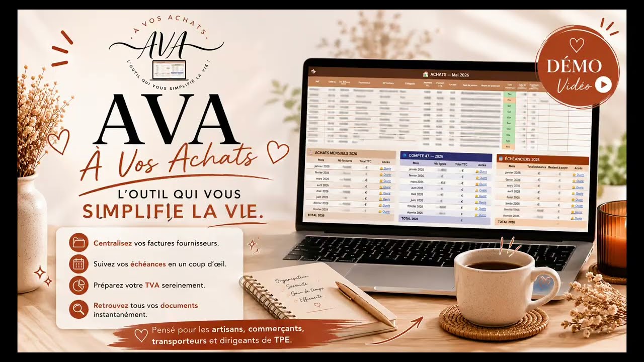 automatiser votre gestion des factures d'achats et de la TVA avec AVA