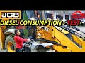 JCB3CX ⚠ Backhoe Loader DIESEL Consumption (English/ Spanish Subtitles)