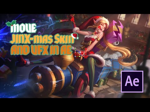 [LOL] Ambitious elf Jinx Login Screen in After Effects!