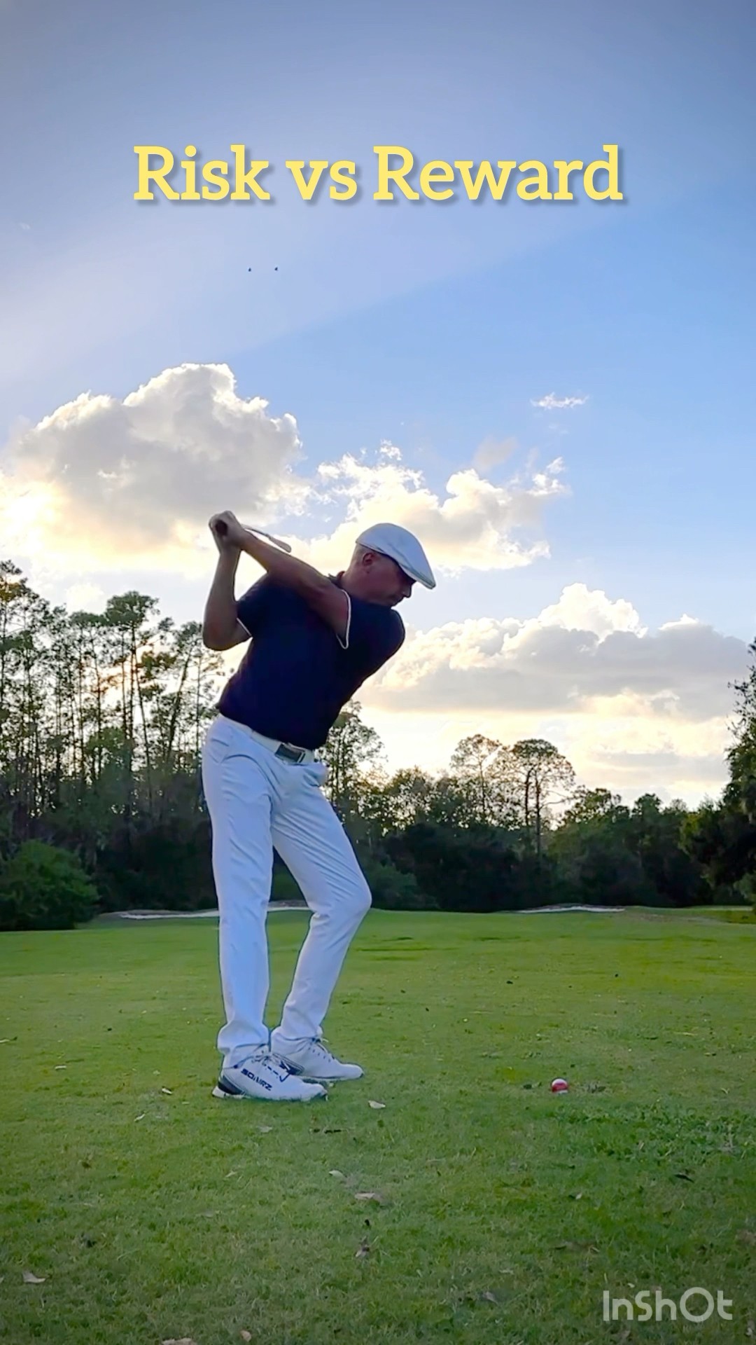 Risk vs Reward #miracleswing #golf #golfimpact #golfskill #golfswing #overthetop