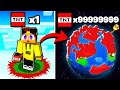 MINECRAFT MA TNT = GRANDEZZA MONDO!
