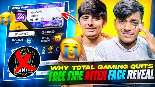 After Face Reveal😨 Why Total Gaming Quits Free Fire😭 Some Intresting Facts Of Ajju bhai🔥
