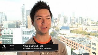 Student Profile: Nile Ledbetter - Master of Urban Planning